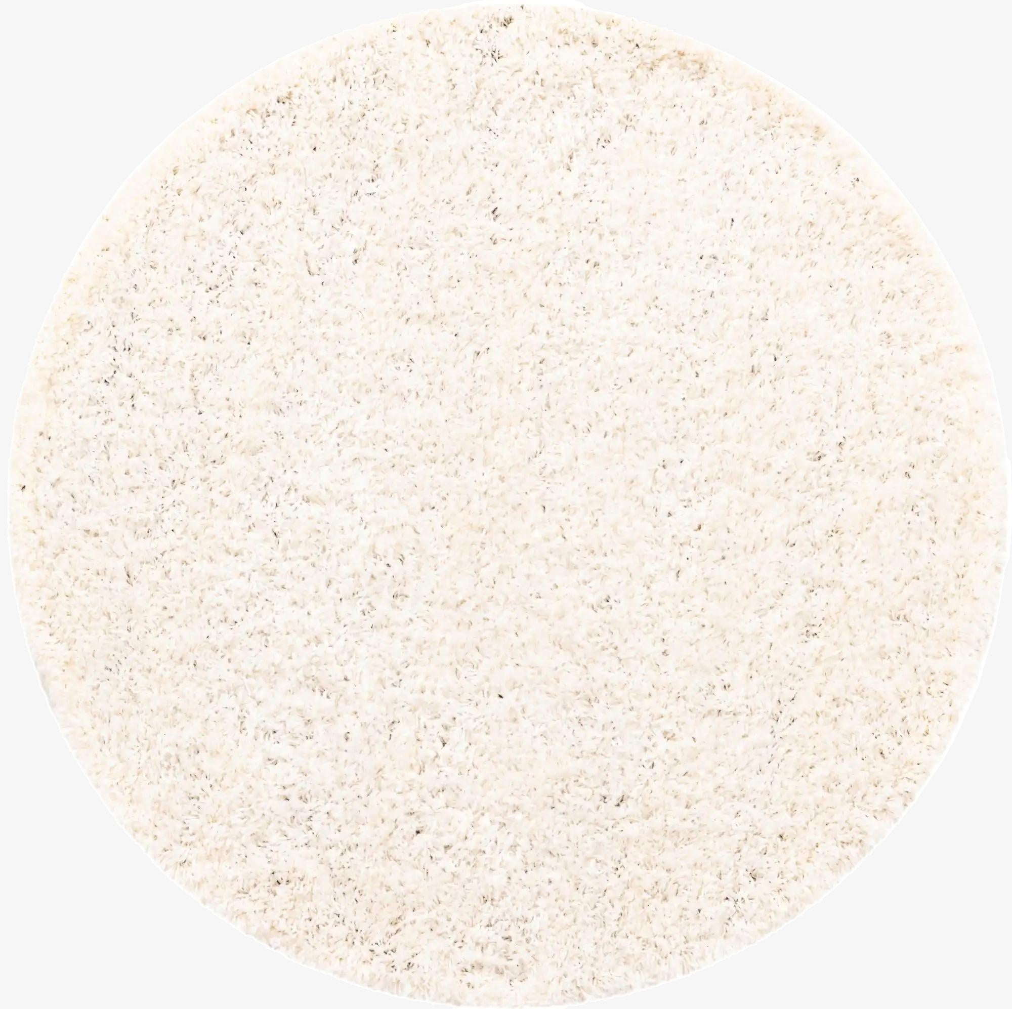 Primary image 6' x 6' Solid Shag Round Rug