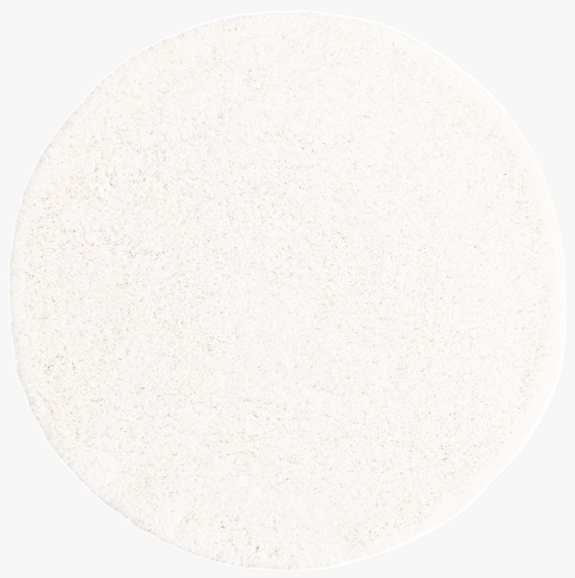 Primary image 4' x 4' Solid Shag Round Rug