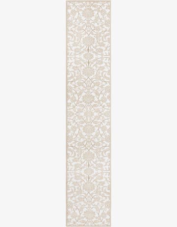 Snow White Nepal Runner Rug