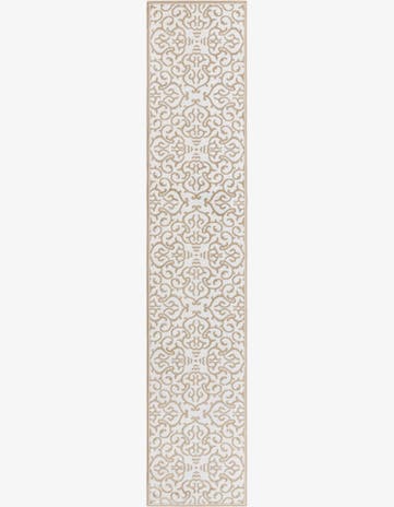 Snow White Nepal Runner Rug