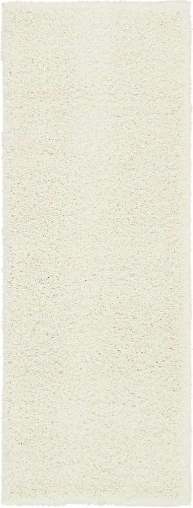 2' x 6' Solid Shag Runner Rug