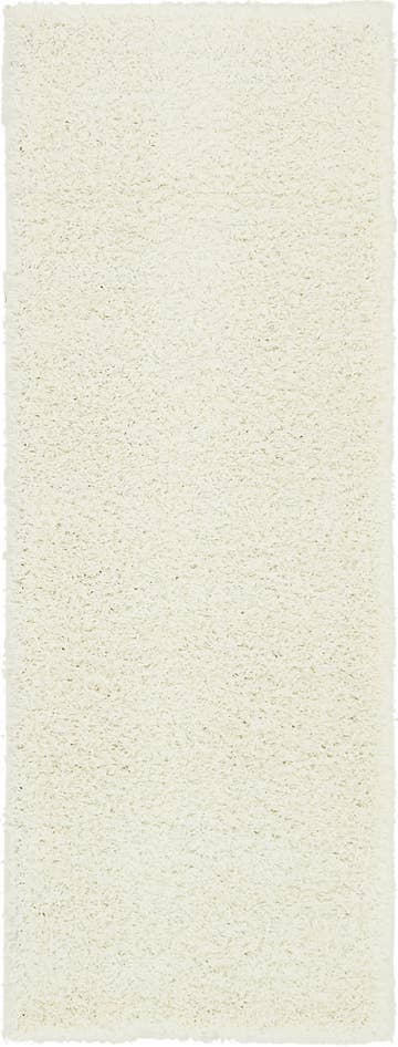 Detail image of 2' x 6' Solid Shag Runner Rug