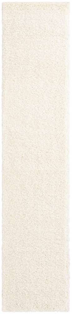 2' 7 x 12' Solid Shag Runner Rug