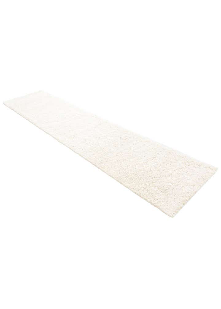 2' 7 x 12' Solid Shag Runner Rug