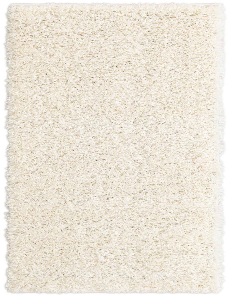 Detail image of 2' x 4' Solid Shag Runner Rug