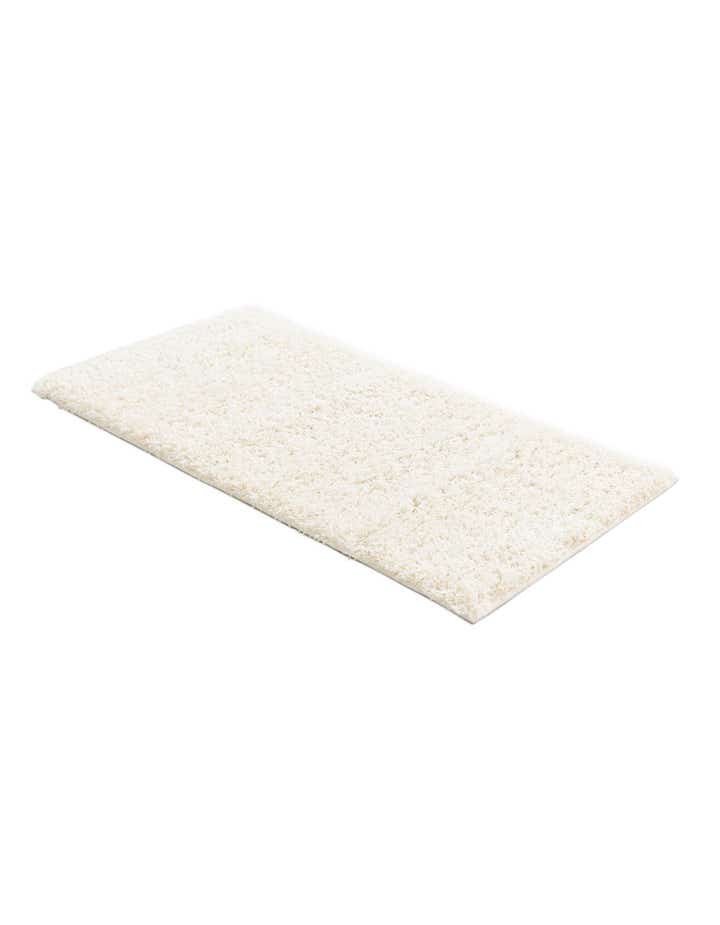 2' x 4' Solid Shag Runner Rug