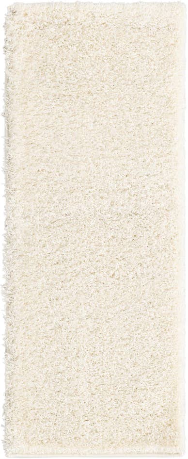 Detail image of 2' x 5' Solid Shag Runner Rug