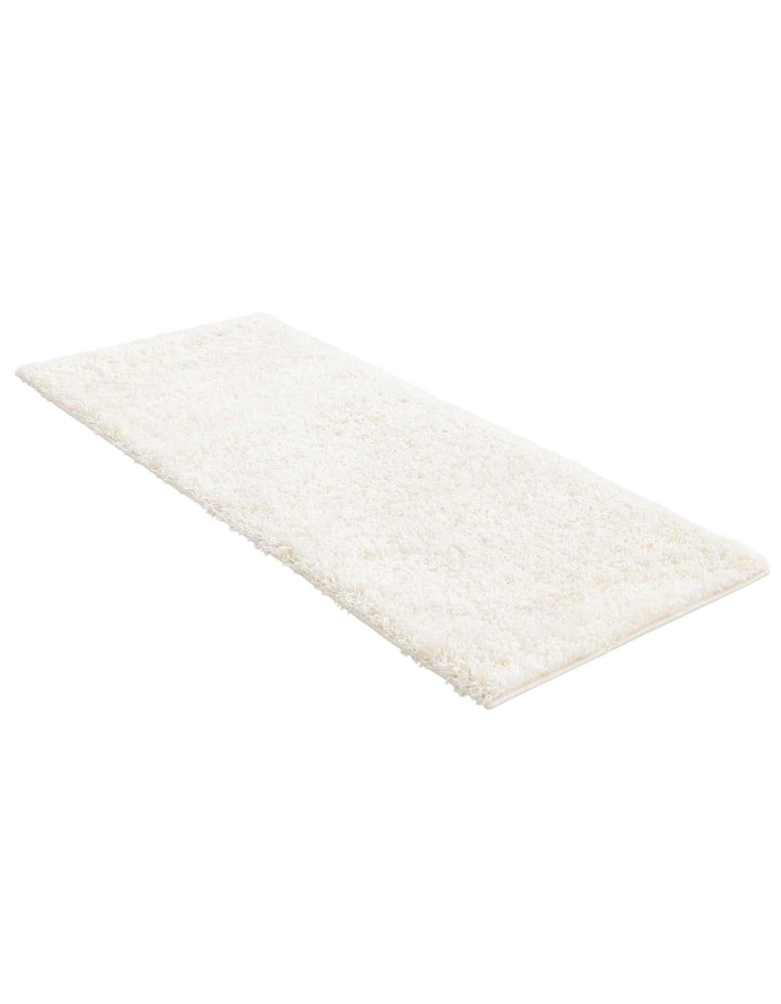 2' x 5' Solid Shag Runner Rug