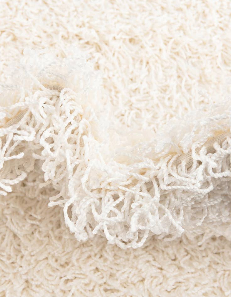 Detail image of 9' 10 x 9' 10 Comfort Solid Shag Square Rug