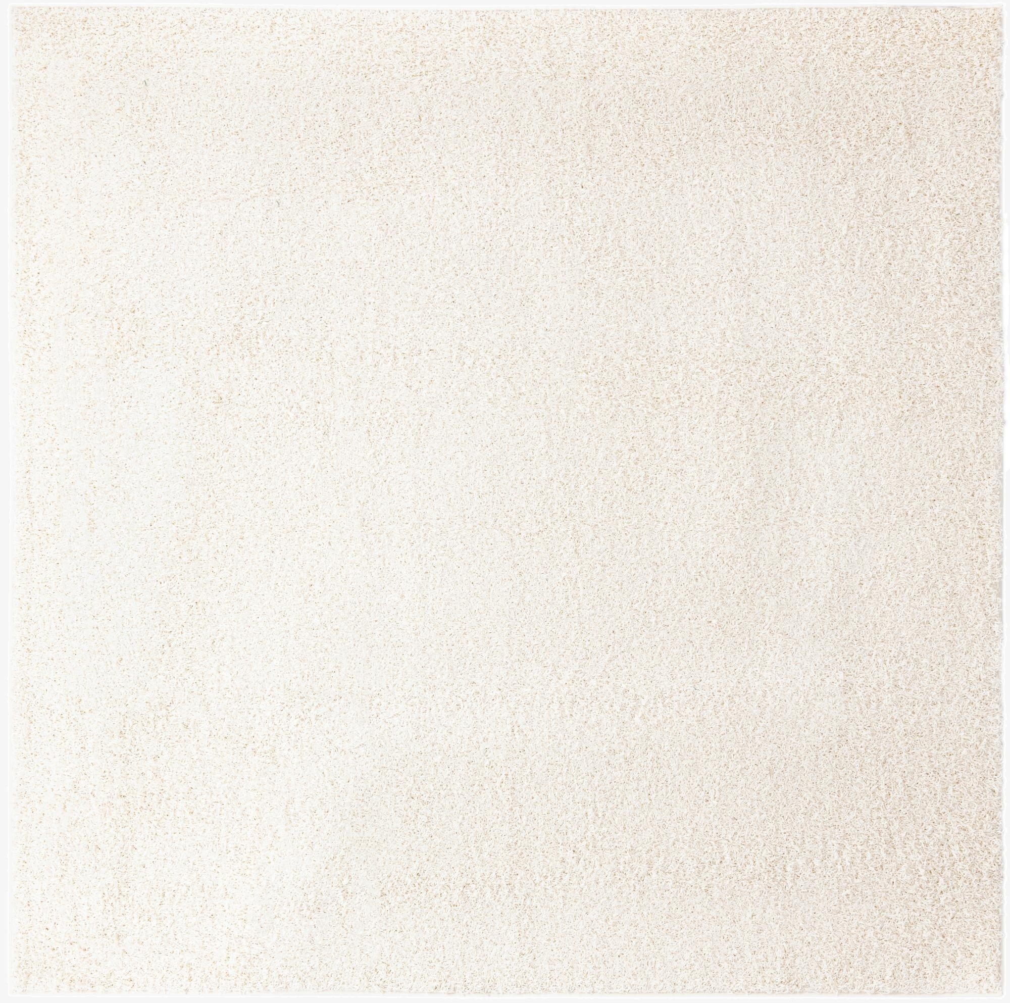 9' 10 x 9' 10 Comfort Solid Shag Square Rug