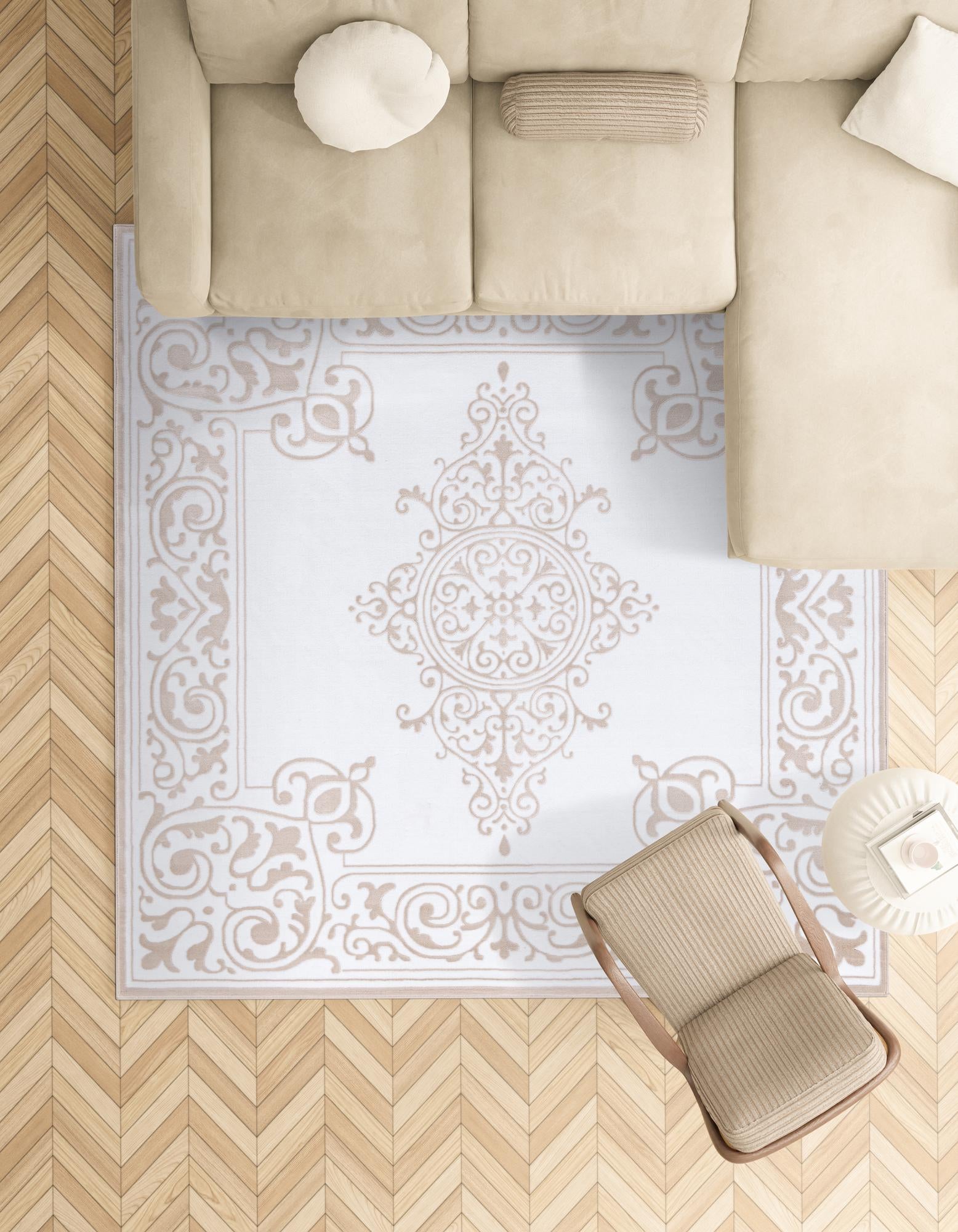 7' 10 x 7' 10 Hermitage Square Rug