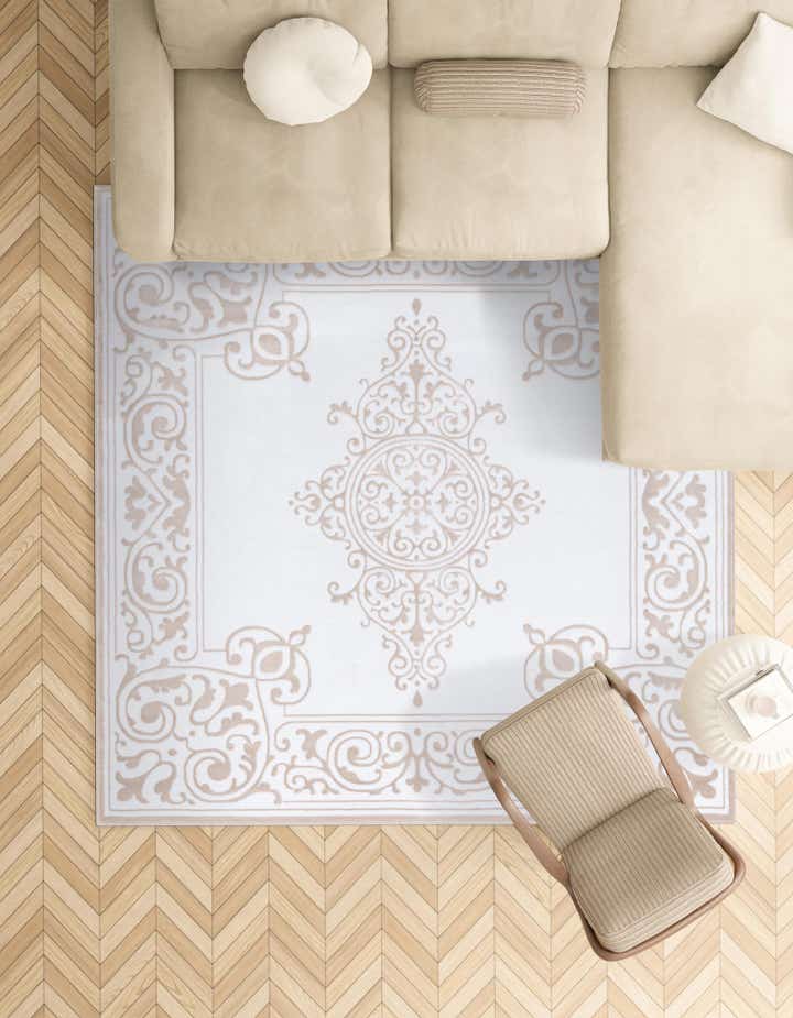 3' 3 x 3' 3 Hermitage Square Rug