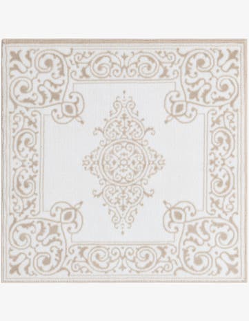 Snow White Hermitage Square Rug
