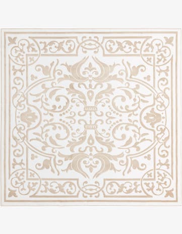 Snow White Hermitage Square Rug