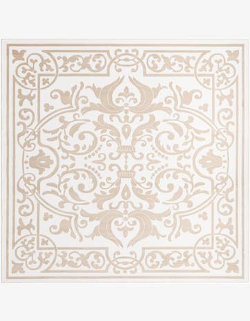 Snow White Hermitage Square Rug