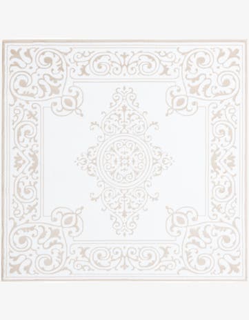 Snow White Hermitage Square Rug