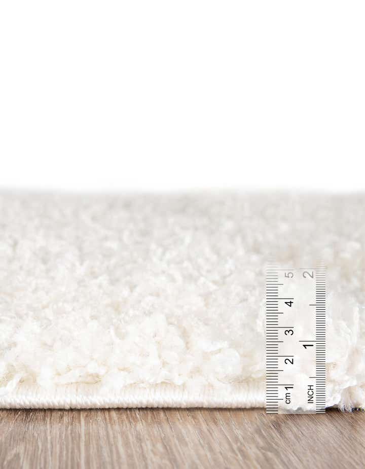 3' x 3' Solid Shag Square Rug