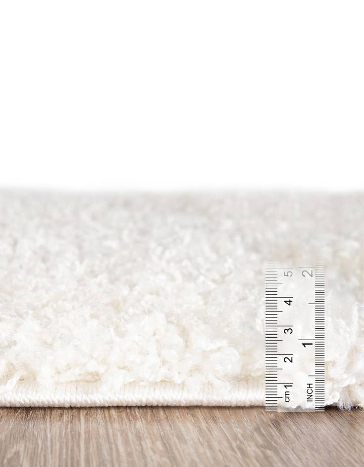 Detail image of 3' x 3' Solid Shag Square Rug