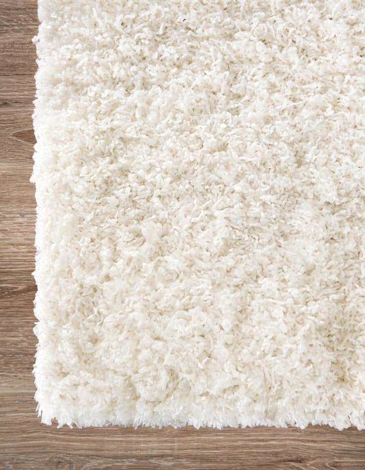 Detail image of 3' x 3' Solid Shag Square Rug