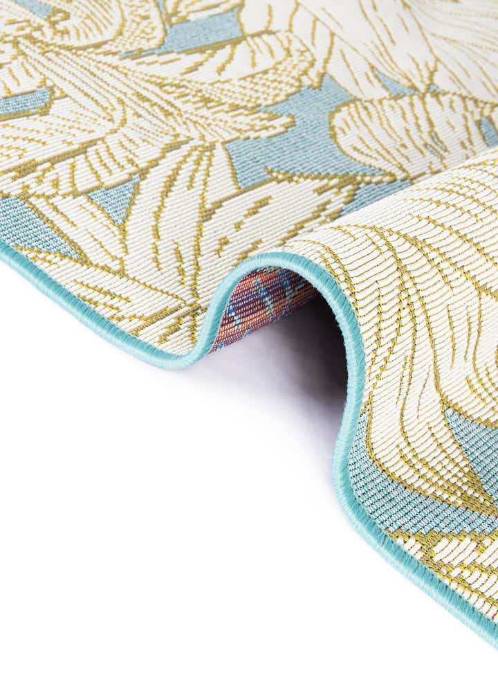 2' x 6' Easy-Clean Botanical Indoor / Outdoor Runner Rug