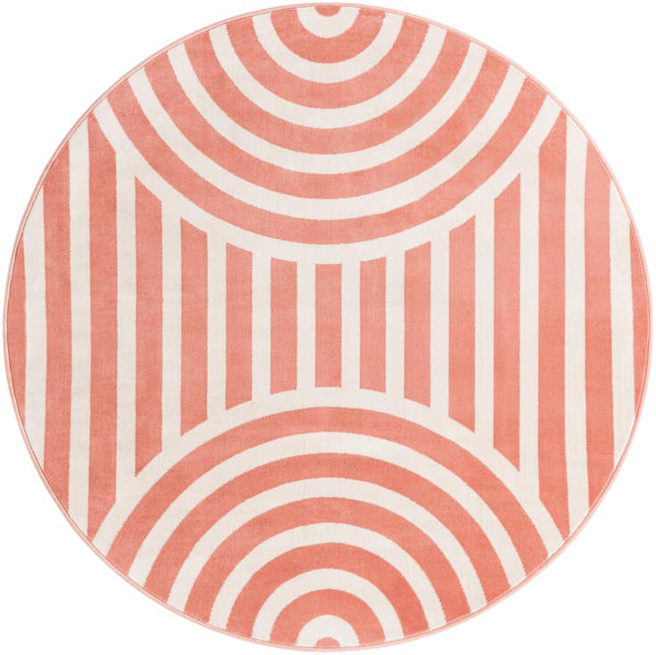 Detail image of 5' 3 x 5' 3 Whimsy Kids Round Rug