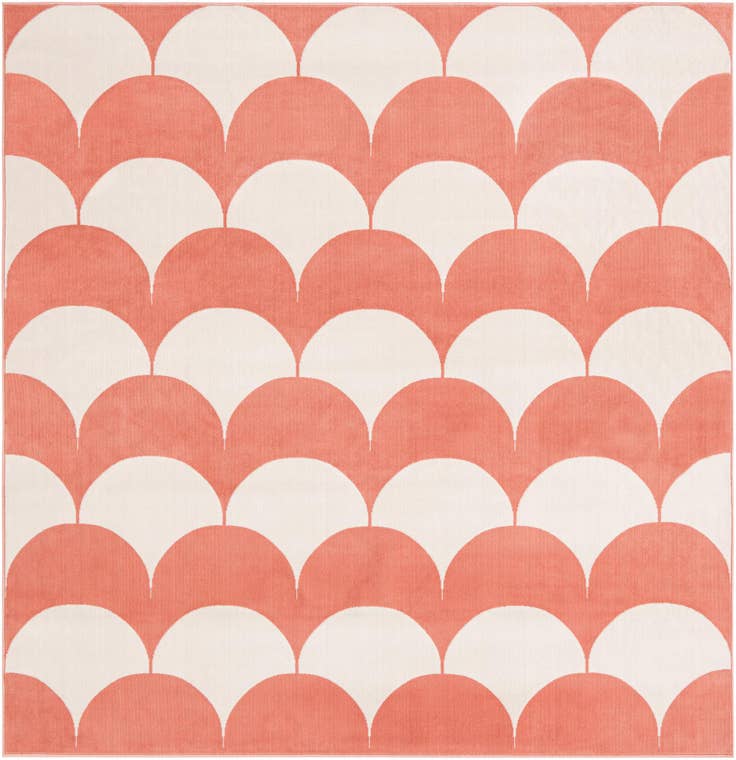 Detail image of 7' 10 x 7' 10 Whimsy Kids Square Rug