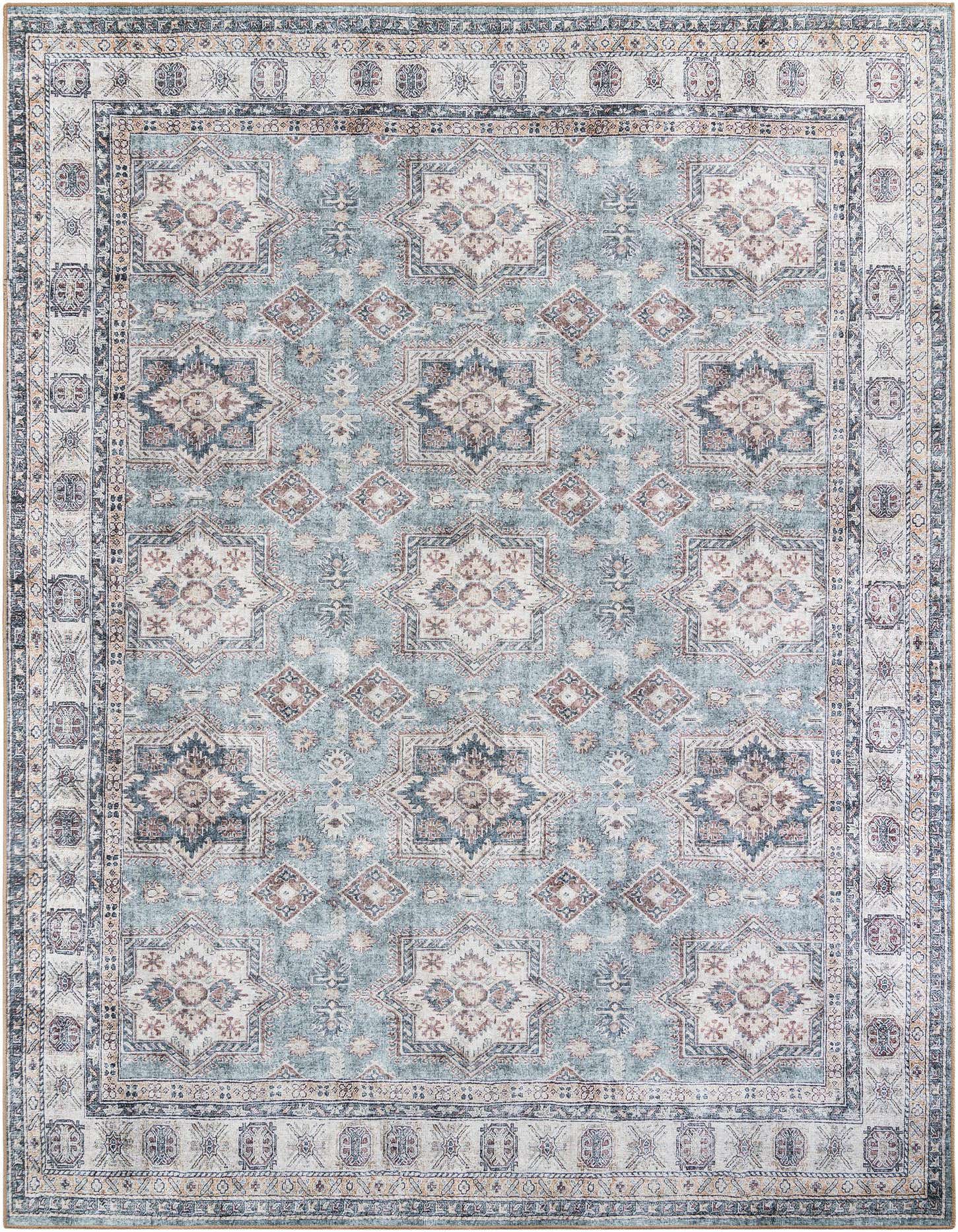 9' 5 x 13' 1 Washable Timeless Rug