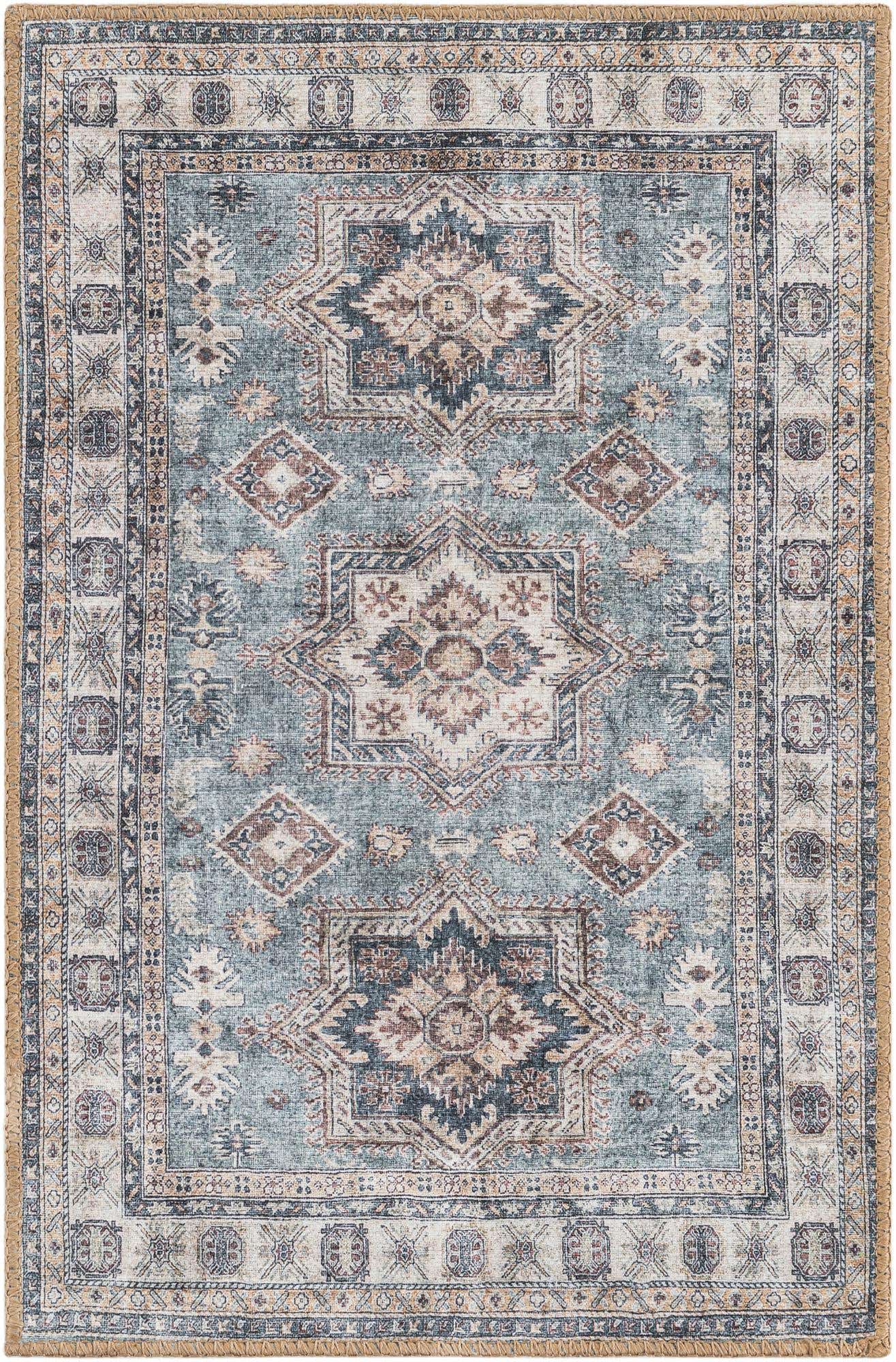 2' x 3' 1 Washable Timeless Rug