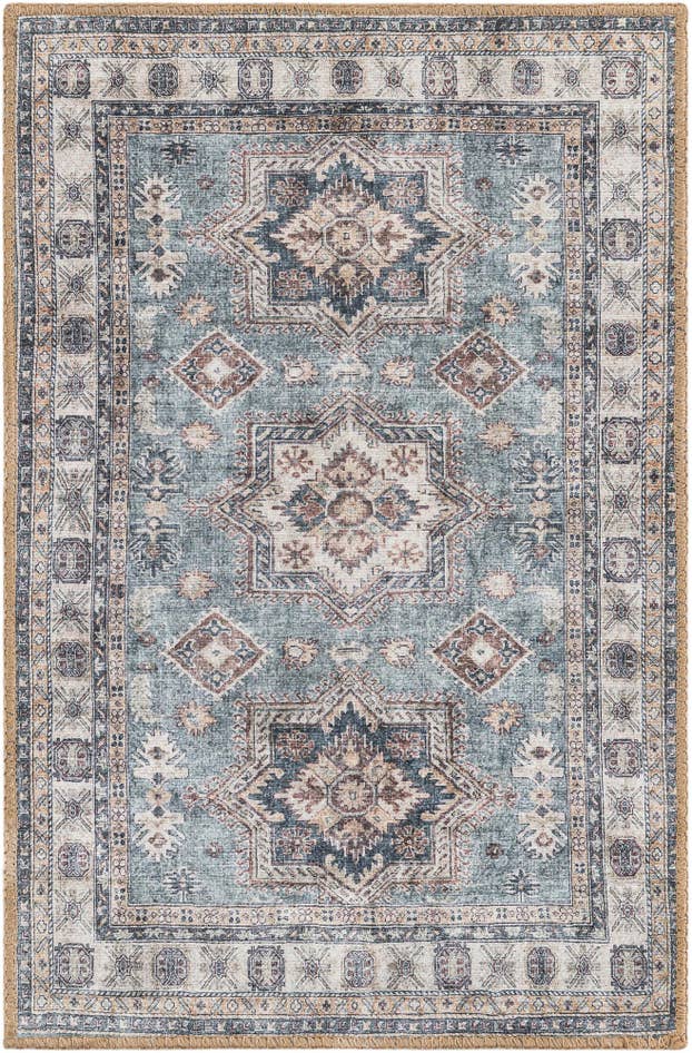 Detail image of 2' x 3' 1 Washable Timeless Rug