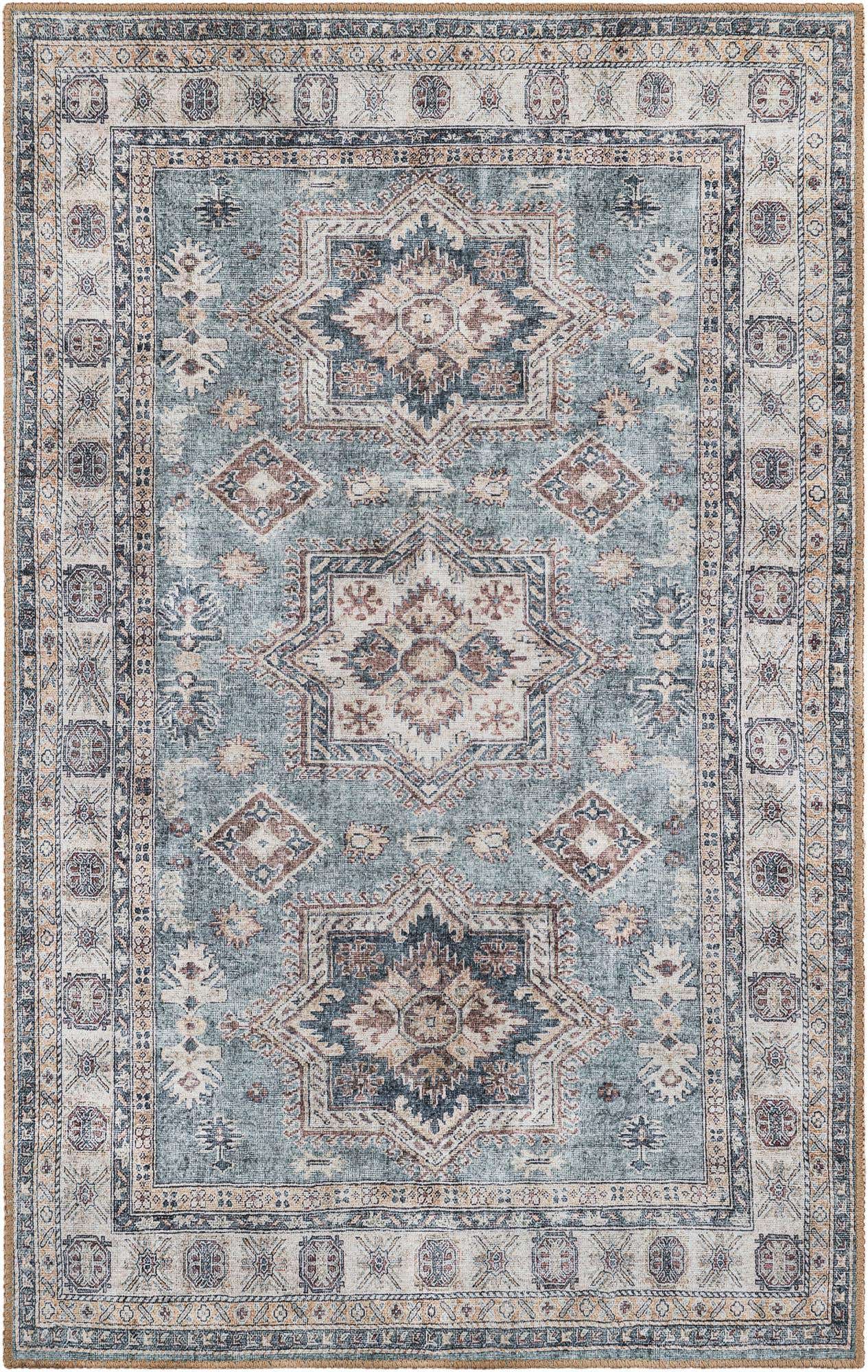 3' 6 x 5' 6 Washable Timeless Rug