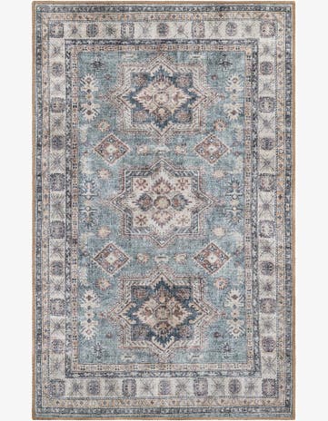 3' 6 x 5' 6 Washable Timeless Rug