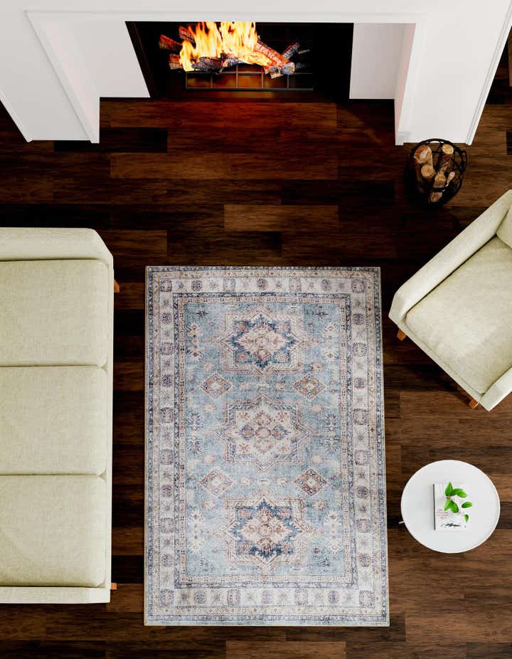 3' 6 x 5' 6 Washable Timeless Rug