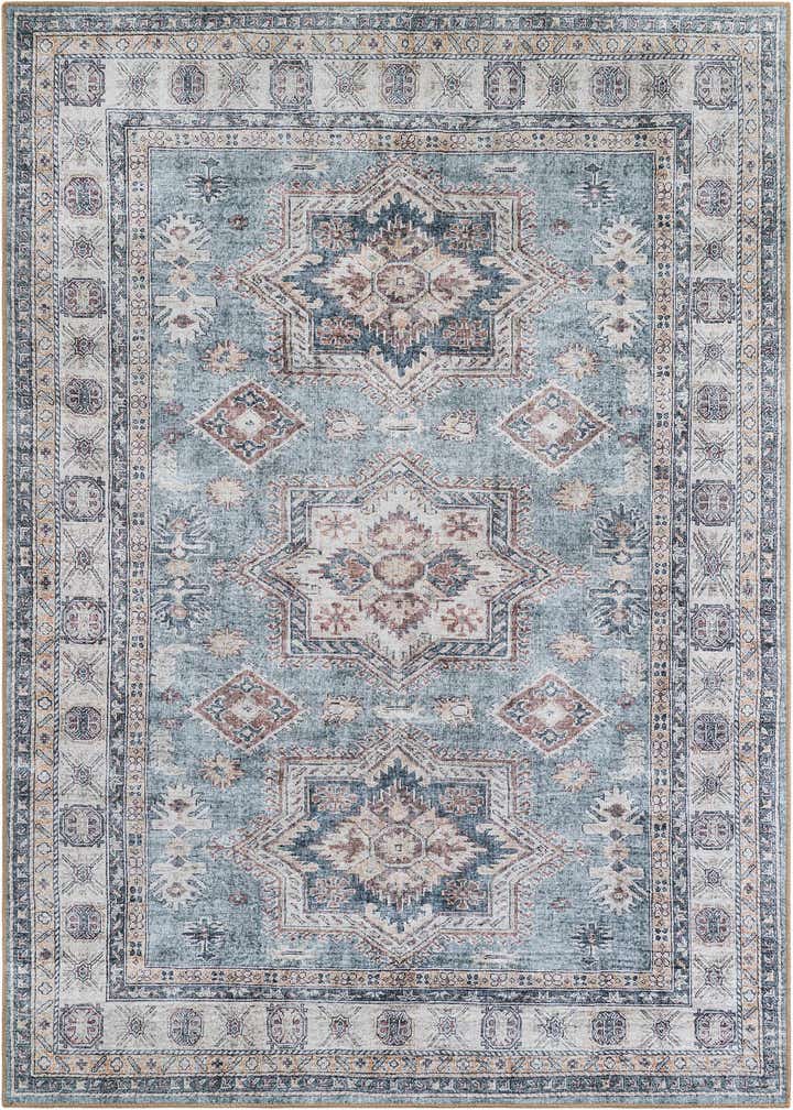 6' 1 x 9' Washable Timeless Rug