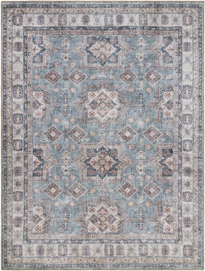 Detail image of 7' 10 x 10' Washable Timeless Rug