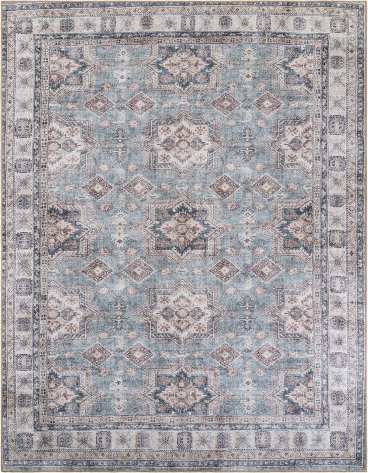 Detail image of 8' 4 x 12' Washable Timeless Rug