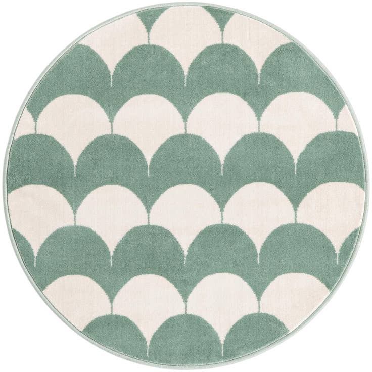 Detail image of 3' x 3' Whimsy Kids Round Rug
