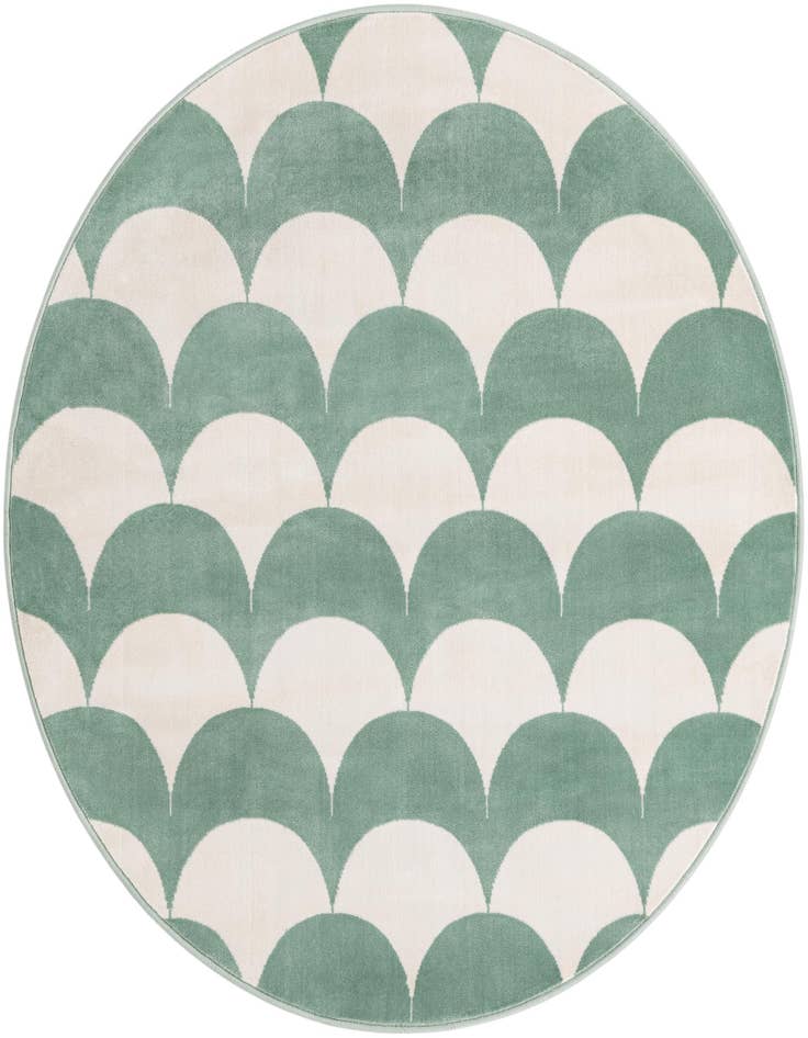 Detail image of 5' 3 x 5' 3 Whimsy Kids Round Rug