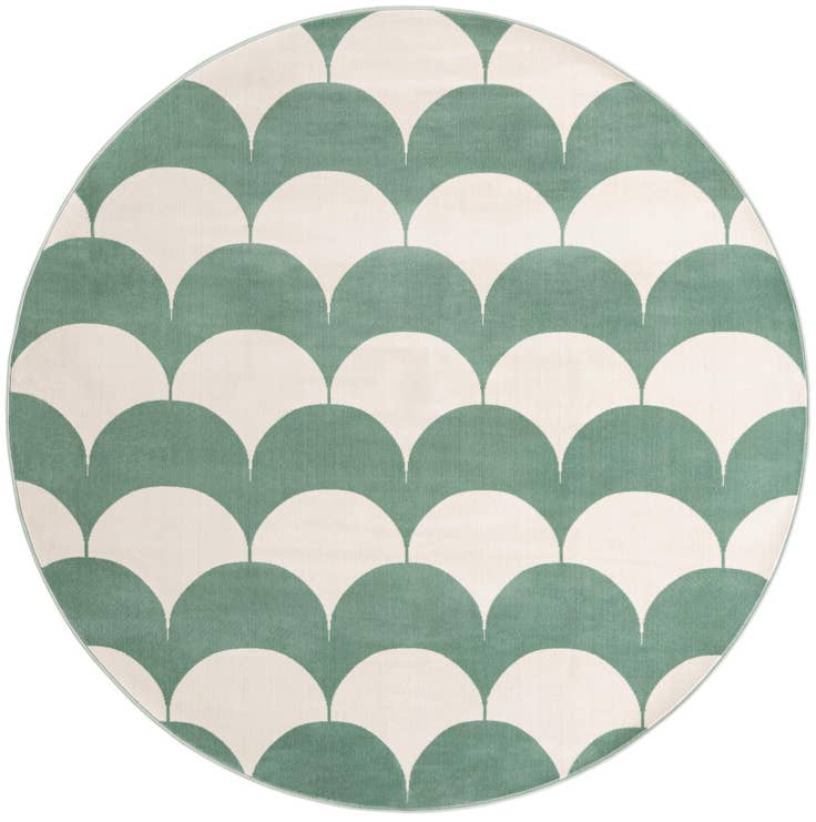 Detail image of 7' 10 x 7' 10 Whimsy Kids Round Rug