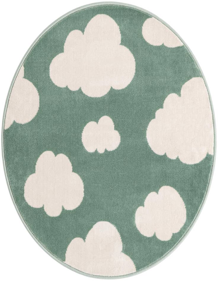 Detail image of 3' x 3' Whimsy Kids Round Rug