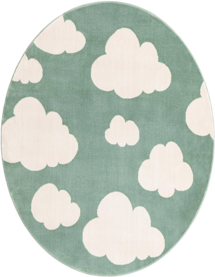 Detail image of 4' x 4' Whimsy Kids Round Rug