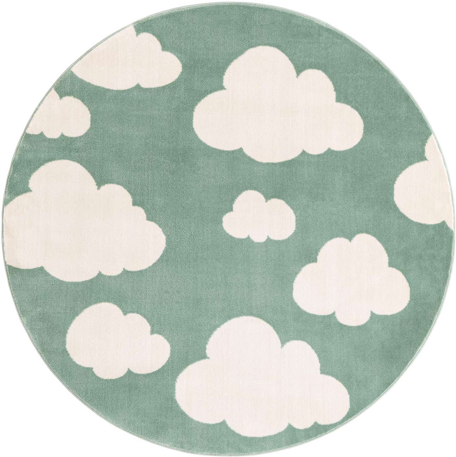 4' x 4' Whimsy Kids Round Rug