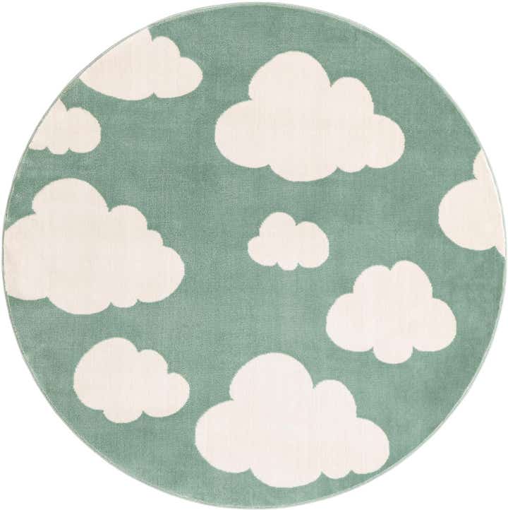 4' x 4' Whimsy Kids Round Rug