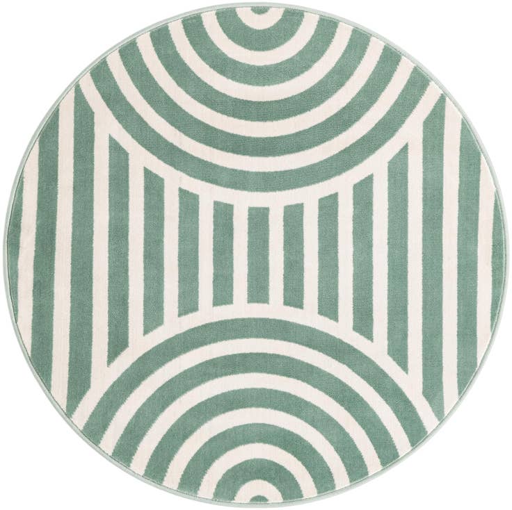 Detail image of 4' x 4' Whimsy Kids Round Rug
