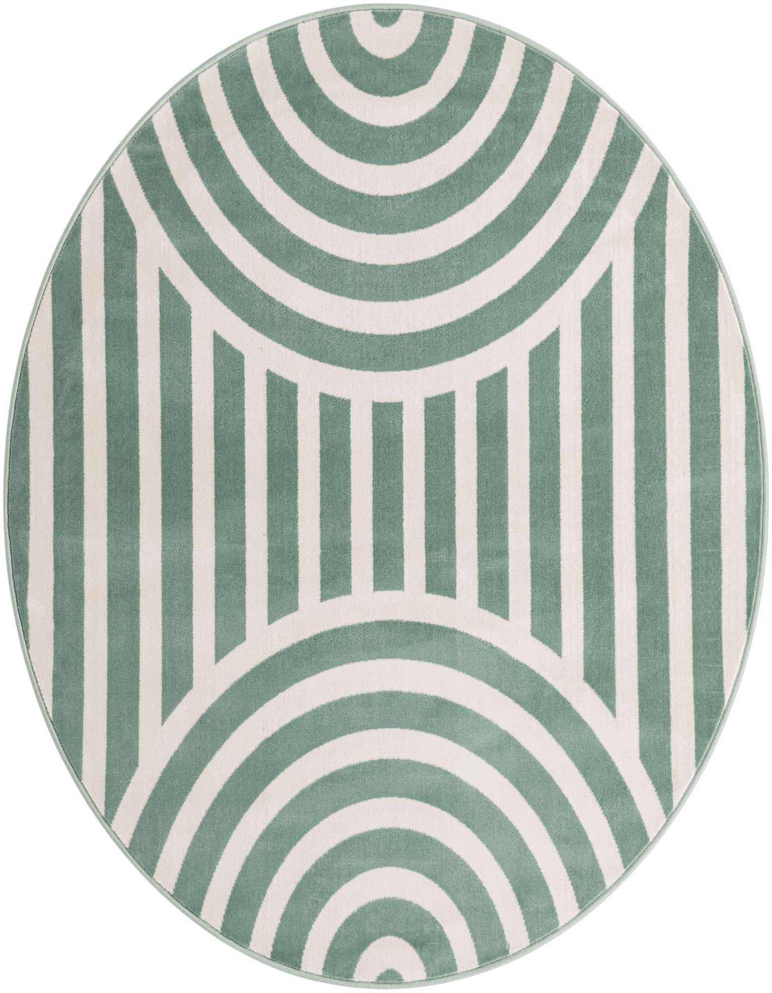5' 3 x 5' 3 Whimsy Kids Round Rug