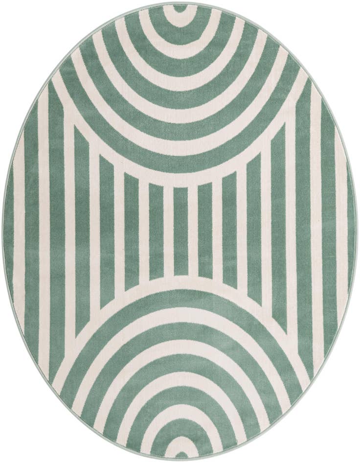 Detail image of 5' 3 x 5' 3 Whimsy Kids Round Rug