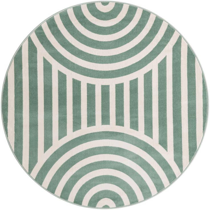 Detail image of 5' 3 x 5' 3 Whimsy Kids Round Rug