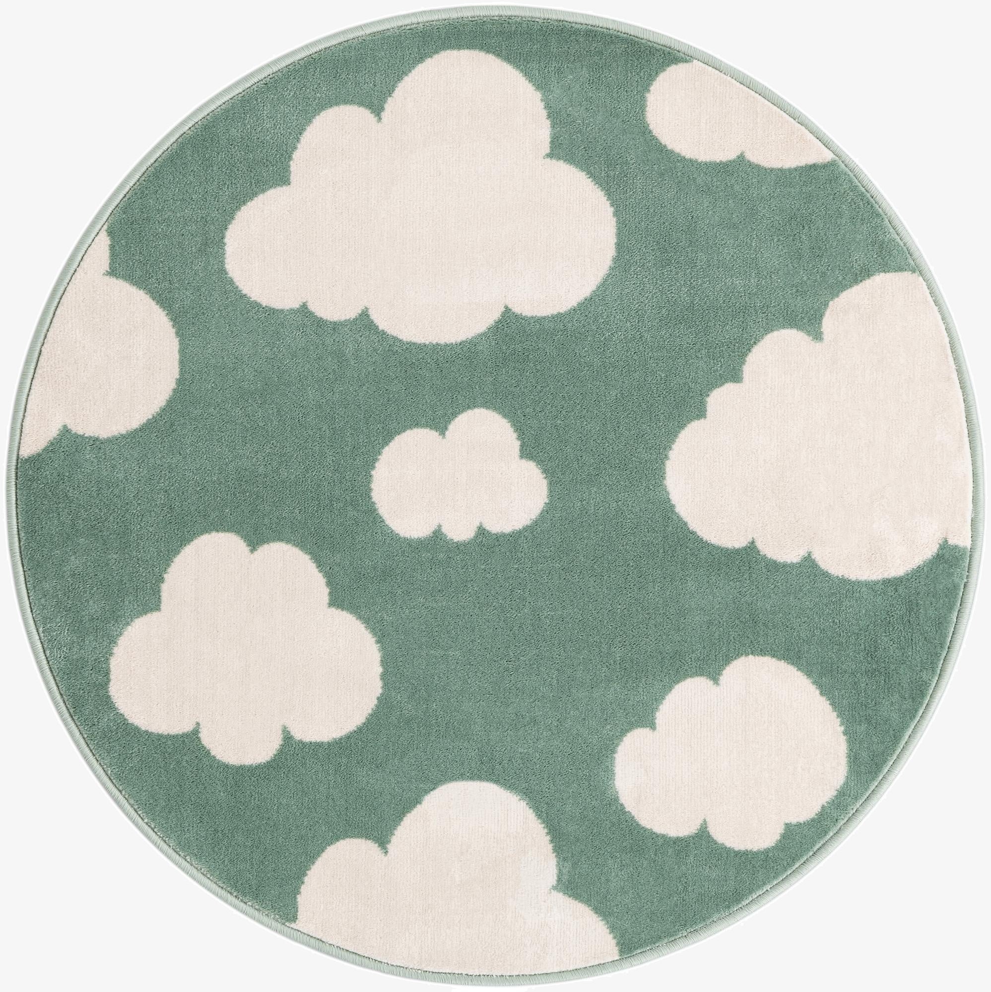 3' x 3' Whimsy Kids Round Rug