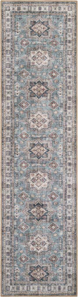 2' 7 x 10' Washable Timeless Runner Rug