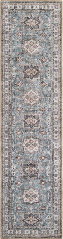 Detail image of 2' 7 x 10' Washable Timeless Runner Rug