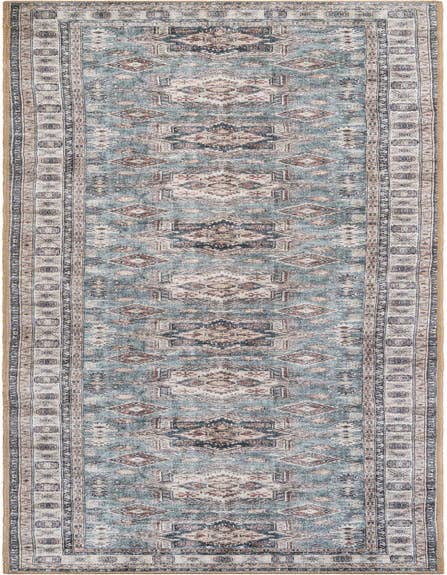 Detail image of 2' 7 x 12' Washable Timeless Runner Rug